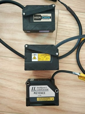 KEYENCE IL-300 Laser Sensor + 2x HSDR-CMOS Smart Sensors   Tested Working