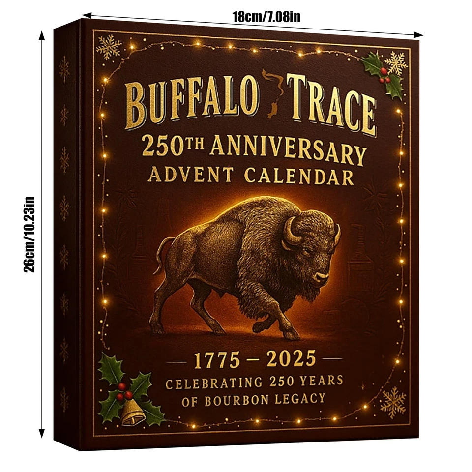 2025 Buffalo Trace Advent Calendar 24Days Blind Box Christmas Tree HangingDecor - Image 3 of 4