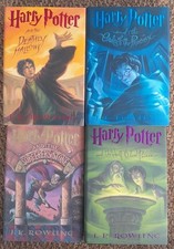 Product Image: Harry Potter FIRST EDITION Lot of 4 incl. Sorcerer's Stone Hardcover J.K.Rowling