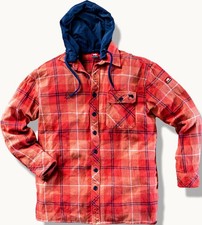 Bullstar Kapuzenhemd TEXAS Herrenhemd Arbeitshemd Holzfällerhemd Workwear