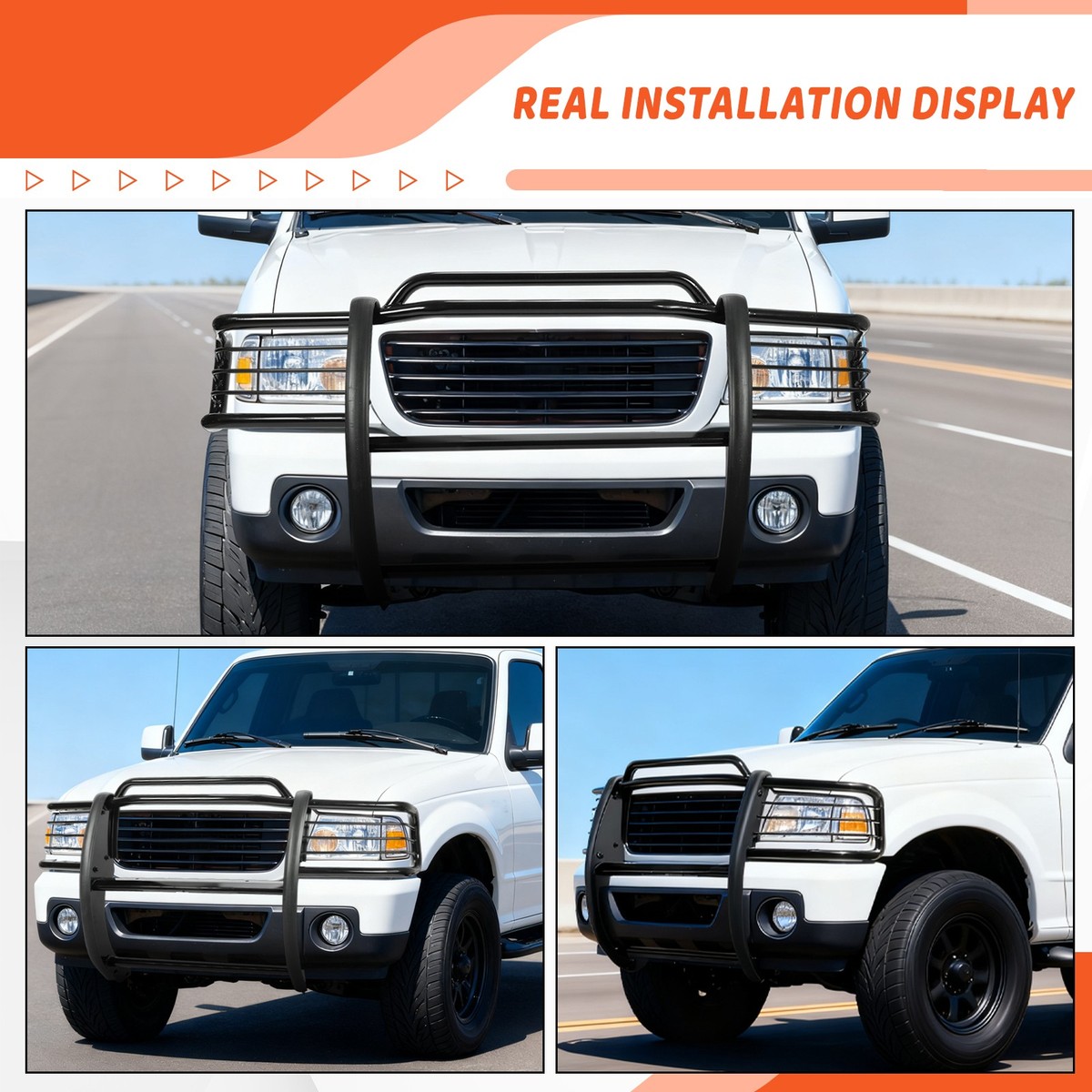 2001-2012 Ford Ranger Mazda B-Series Pickup Steel Brush Grille