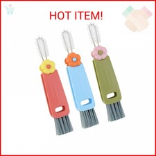 3 Pcs 3 in 1 Cup Lid Cleaning Brush Crevice Cleaning Brush for Bottle Gap 3 in 1