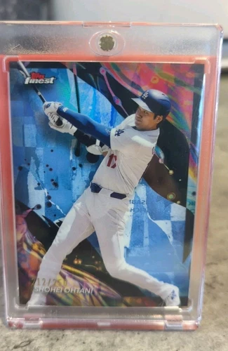 2024 Topps Finest - Uncommon Shohei Ohtani #177 Sky Blue Refractor /250