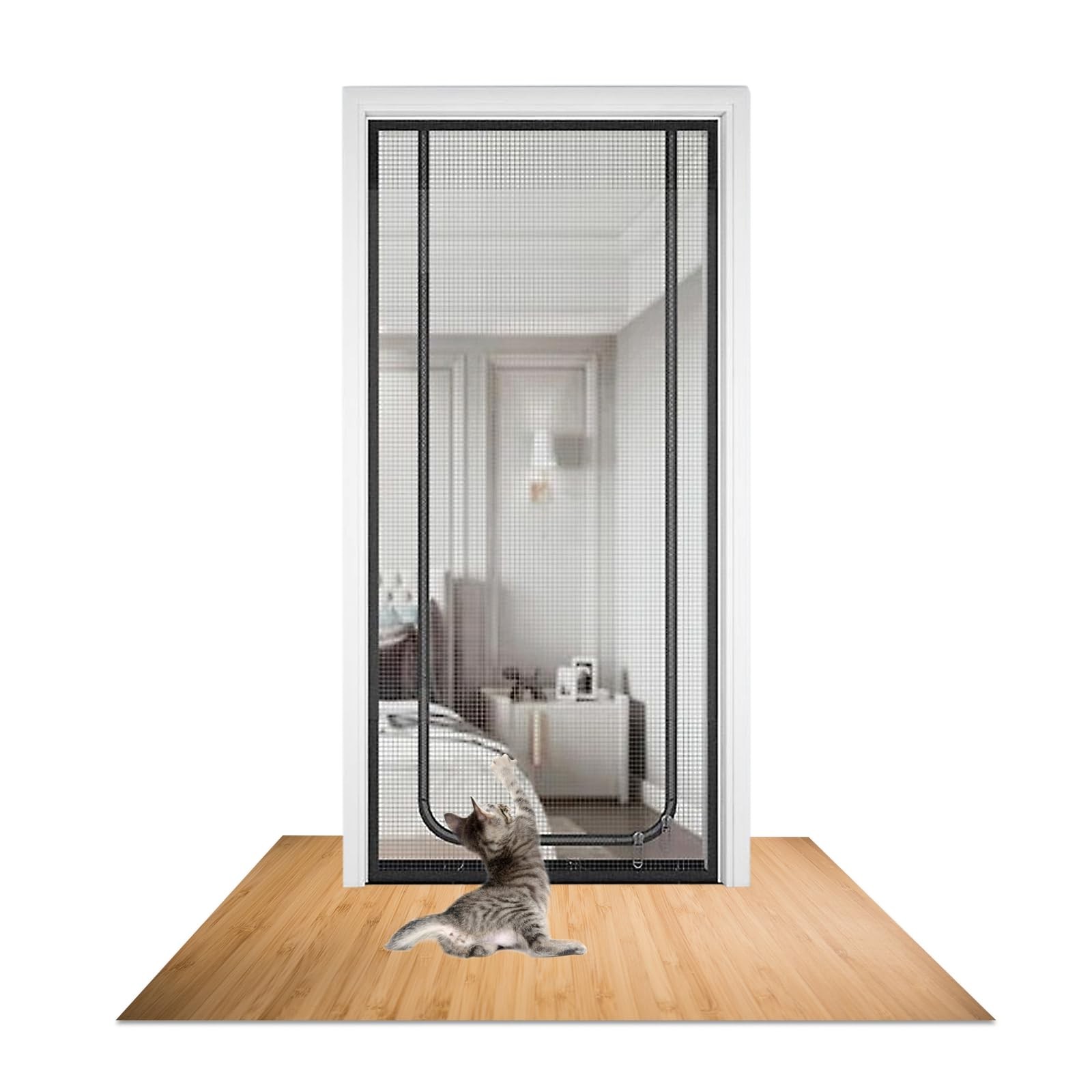Grille pour chats et filet de sécurité pour animaux de compagnie sur balcon et terrasse