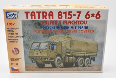 SDV Tatra 815-7 6x6 Canvas Truck 1:87 Pritsche Modellbausatz Neu Kit 87187 HO