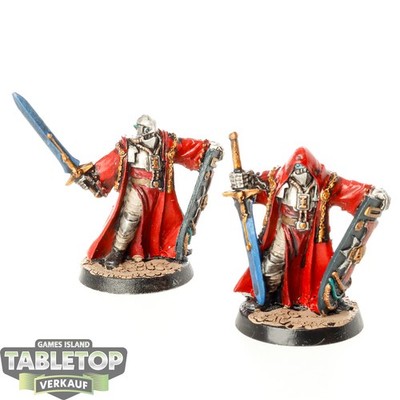 Imperial Agents - 2 x Crusaders - bemalt