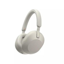 Sony WH 1000XM5 Silver Wireless Noise Canceling Over Ear Headphones Open Box