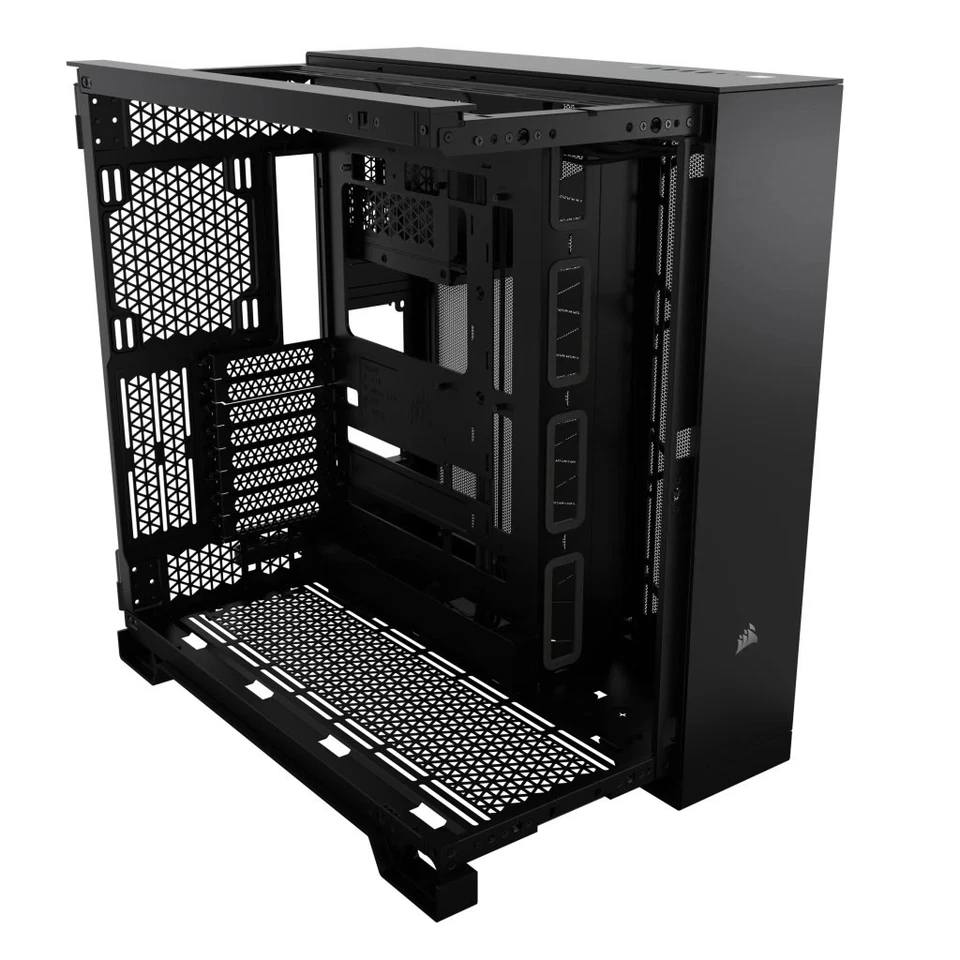 0840006664697 Corsair 6500X Midi-Tower, Tempered Glass - black  - Image 3 of 4