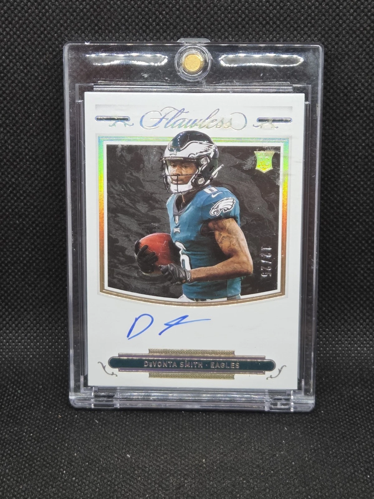 2021 Panini Flawless - Rookie Shadow Signatures Devonta Smith Auto 12/25 RC