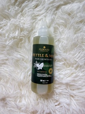 Nettle & Mint Hair Growth Oil. Natural Herbal Oil for Thickness, Scalp Health