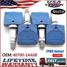 4pcs TPMS TIRE PRESSURE SENSOR 40700-1AA0B For Nissan Maxima Altima Infiniti