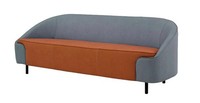 Sofas Polster Sofa 3 Sitzer BüRo Einrichtung Leder Design Modern Sofa