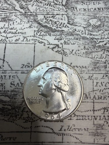 1964 Washington Quarter MS Beautiful coin - WQ11