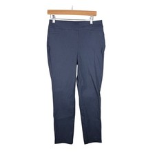 Chico's Elastic Waist Pull On Pants size 0R 4R Blue