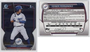 2023 Bowman Chrome Prospects Yeiner Fernandez #BCP-138