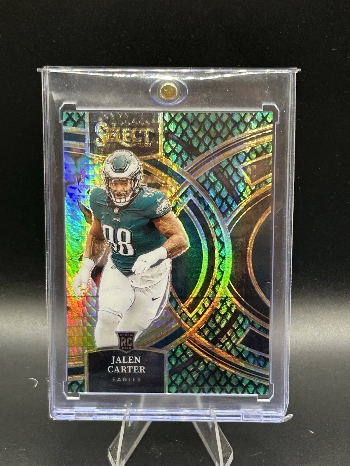 2023 Panini Select Jalen Carter #171 Dragon Scale Prizm /70 Rookie PSA 10 Gem