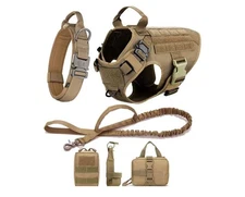 Extra Large Dog Harness Collar Pouches Pet Training Walking Vest Dog Harnesses