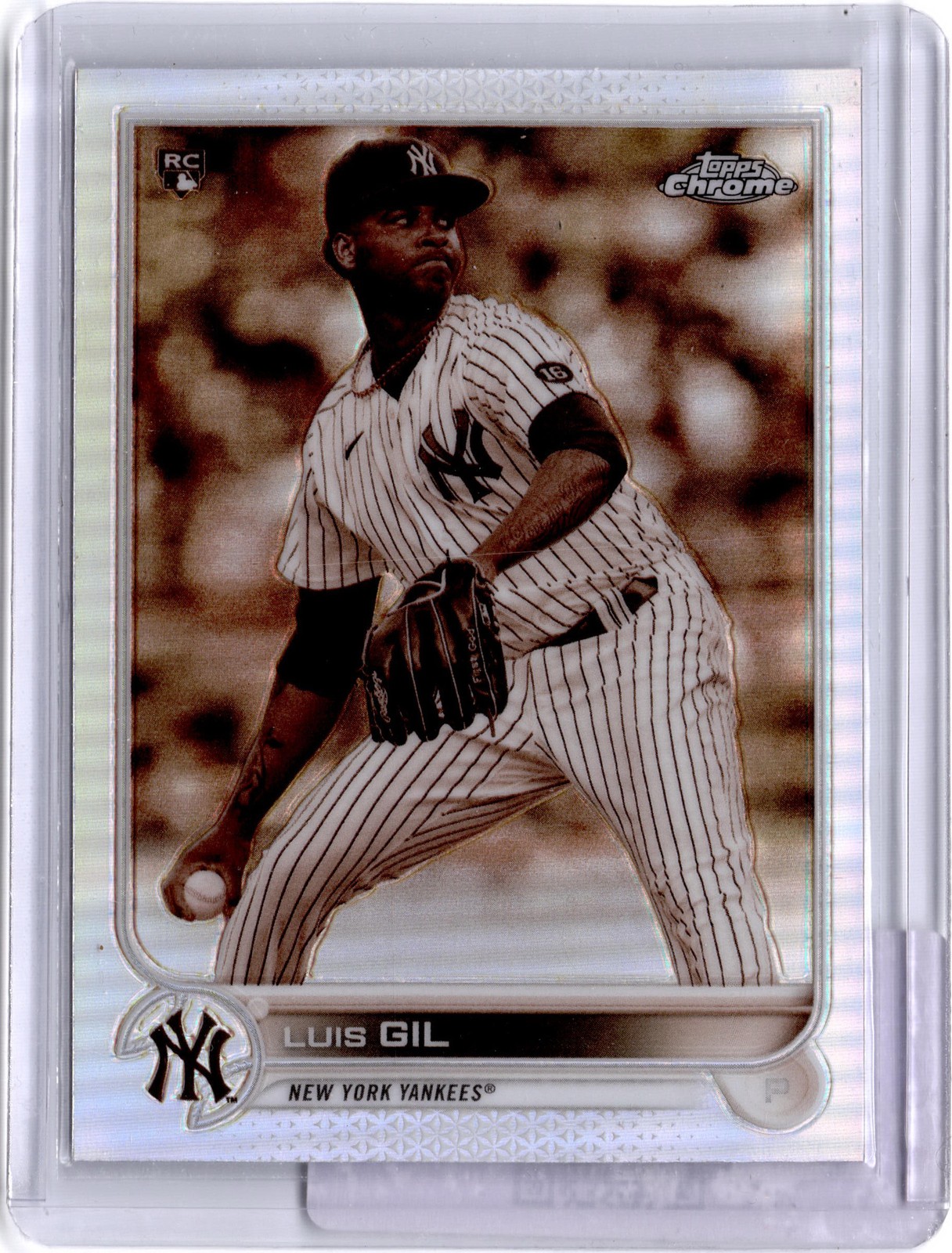 2022 Topps Chrome Luis Gil Sepia Refractor #202