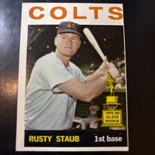 1964 Topps All-Star Rookie #109 Rusty Staub Houston Colt .45s