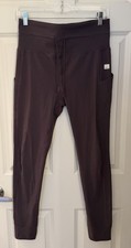 Vuori Daily Pocket Full Length Legging in Brown, Size Large