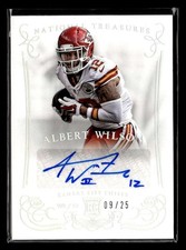 2014 National Treasures Albert Wilson Century Silver Rookie Autograph /25 UX8711