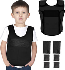 Weighted Vest for Kids Small, Ages 4 to 7 Compression Vest for Kids Including