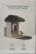 Smart bird feeder with camera solar powered 
