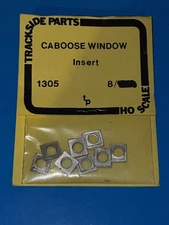 Trackside Parts HO #1305, Caboose - Window Insert