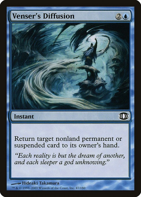 Venser's Diffusion 4x FOIL FUT MTG Future Sight Common NM+ blue