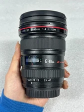 Canon EF 17-40mm f/4L Ultra Wide Angle Zoom Lens for Canon EF mount