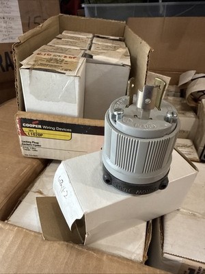 10 ARROW-HART 6242 LOCKING PLUG 20A 125/250V 3P 3W GRD NEMA L-10-20P  