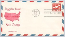 First Day Cover Scott s #C64 8 Cent Airmail Nov 1962 Chantilly VA