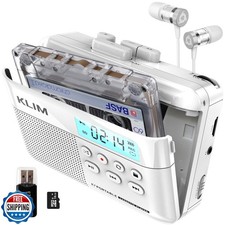 KLIM K7 Cassette Tape Player - Cassette to MP3 Converter - Portable - Built-i