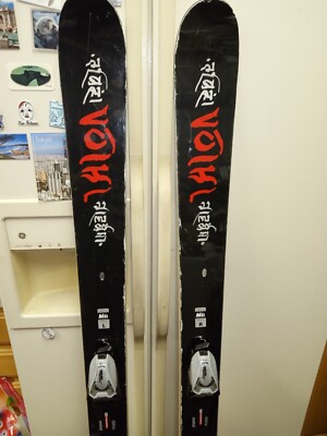 Volkl Gotama 176 cm skis Buddha adjustable Marker Griffon Titanium