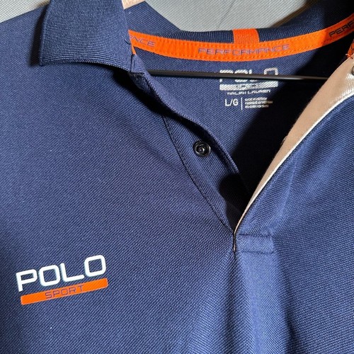Polo Ralph Lauren polo sport shirt size large y2k - Picture 3 of 6
