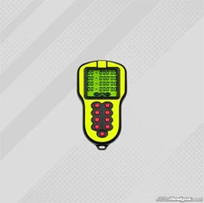 FLUORESCENT YELLOW STYLE GEL STICKER FOR ALFANO KRONOS V2 STOPWATCH - KARTING