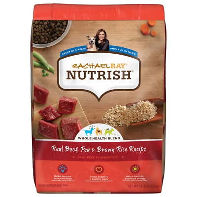 Rachael Ray Nutrish Real Beef Pea & Brown Rice Recipe Dry Dog Food 14 Lb. Bag