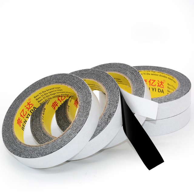20/50M Black Double Sided Adhesive Tape 3mm100mm Width For DIY Wall
