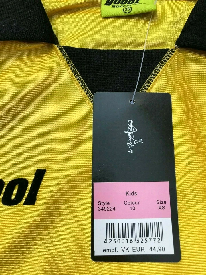 Dortmund BVB Trikot Gr. XS 2003/2004 152 - 158 Shirt goool NEU & OVP gelb 03/04 - Bild 4 von 4