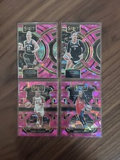 2024 Panini WNBA Select Pink Cracked Ice Lot (4 cards)
