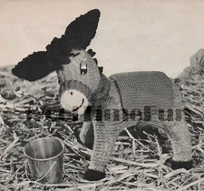 Knitting Pattern To Make Cute Toy Donkey