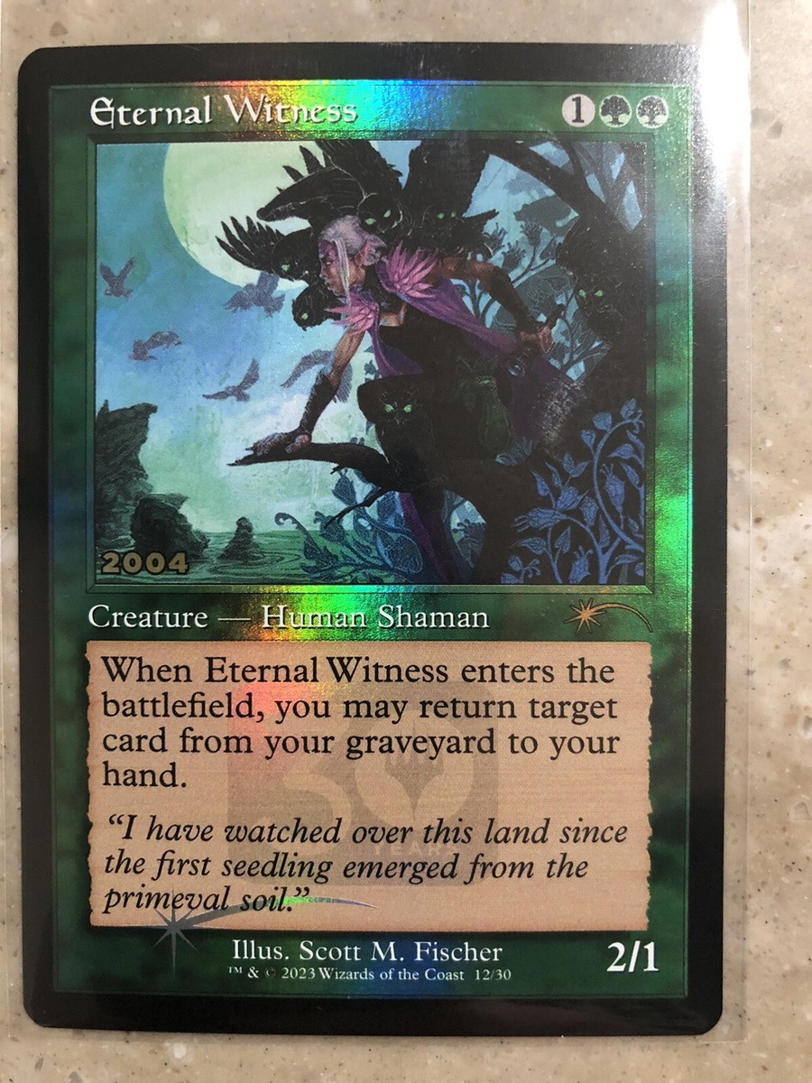 MTG Eternal Witness - 30th Anniversary Foil Promo | eBay