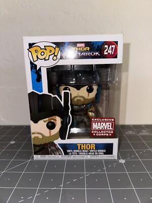 Funko POP Thor Ragnarok Thor #247 Marvel Collector Corps Exclusive
