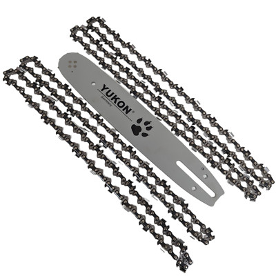 4 x Sägekette + 30cm Schwert kompatibel mit Bosch AKE30B AKE 30 B AKE 30B Ketten
