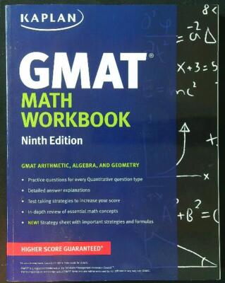GMAT MATH WORKBOOK AA.VV. KAPLAN 2015  BROSSURA
