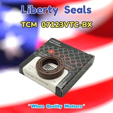 TCM 07123VTC-BX FKM Carbon Steel Oil Seal By Dichtomatik Dist. By Liberty Seals