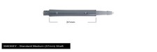 Harrows Clic Standard Medium 2ba Dart Shafts - Smokey