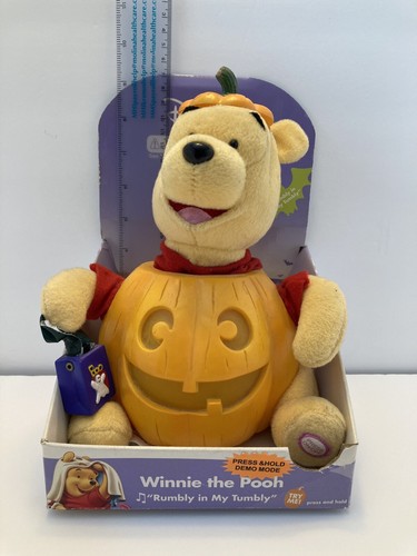 Gemmy Winnie the Pooh 2004 Sings Dances Halloween Rumbly in My Tummy New! Video - Picture 5 of 5