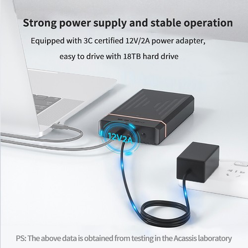 Boîtier boîtier 5 Gbit/s boîtier disque dur 2,5/3,5 pouces SATA vers USB 3,0 disque dur externe - Photo 4/5