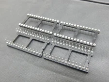 ICT-286-S-TT MACHINE PIN CONNECTOR 28 PIN DIP SOCKET -LOT OF 4 SOCKETS -USA MADE